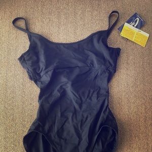 Adult M Capezio Black Leotard